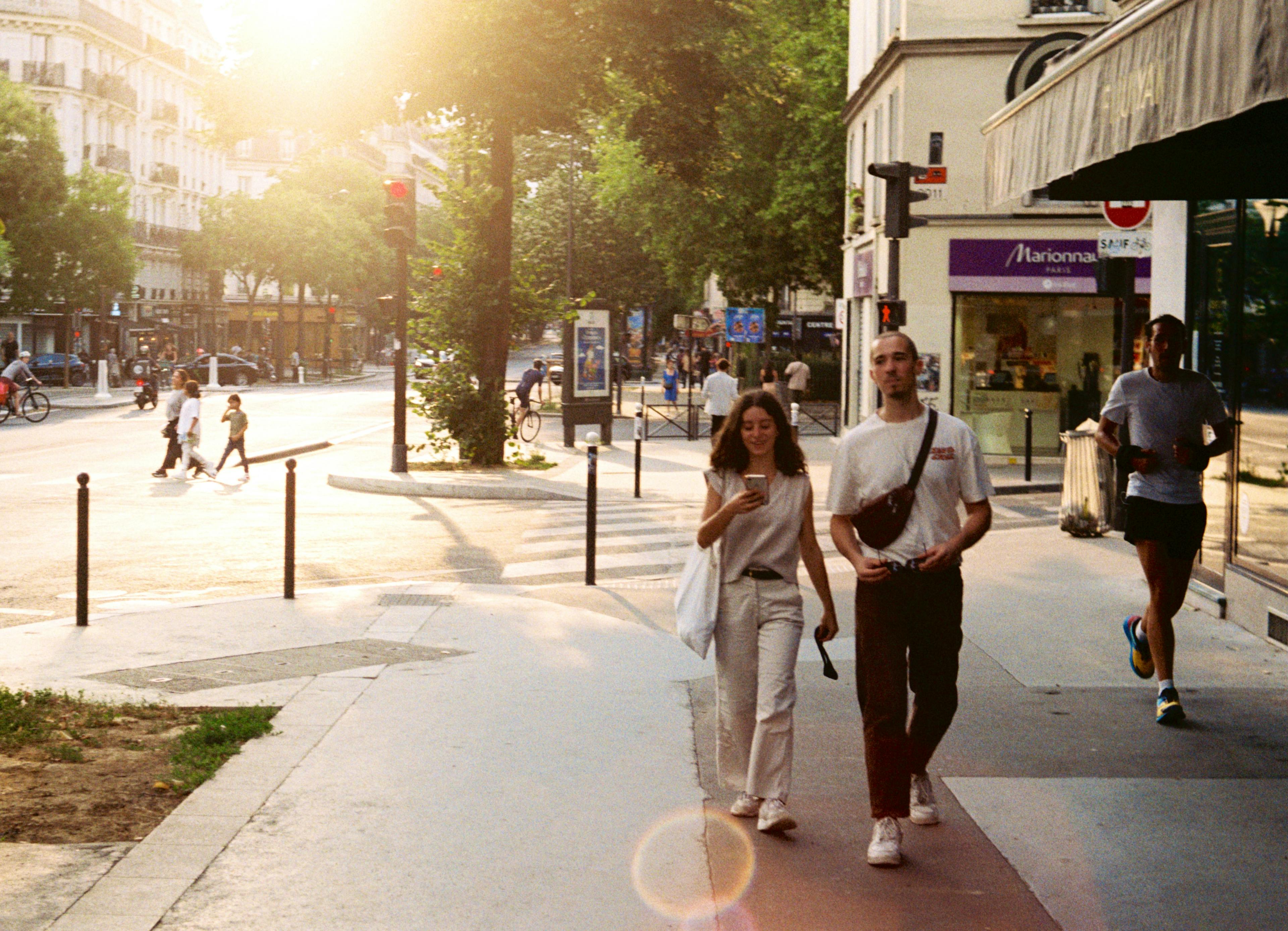 Pedestrians in Paris
