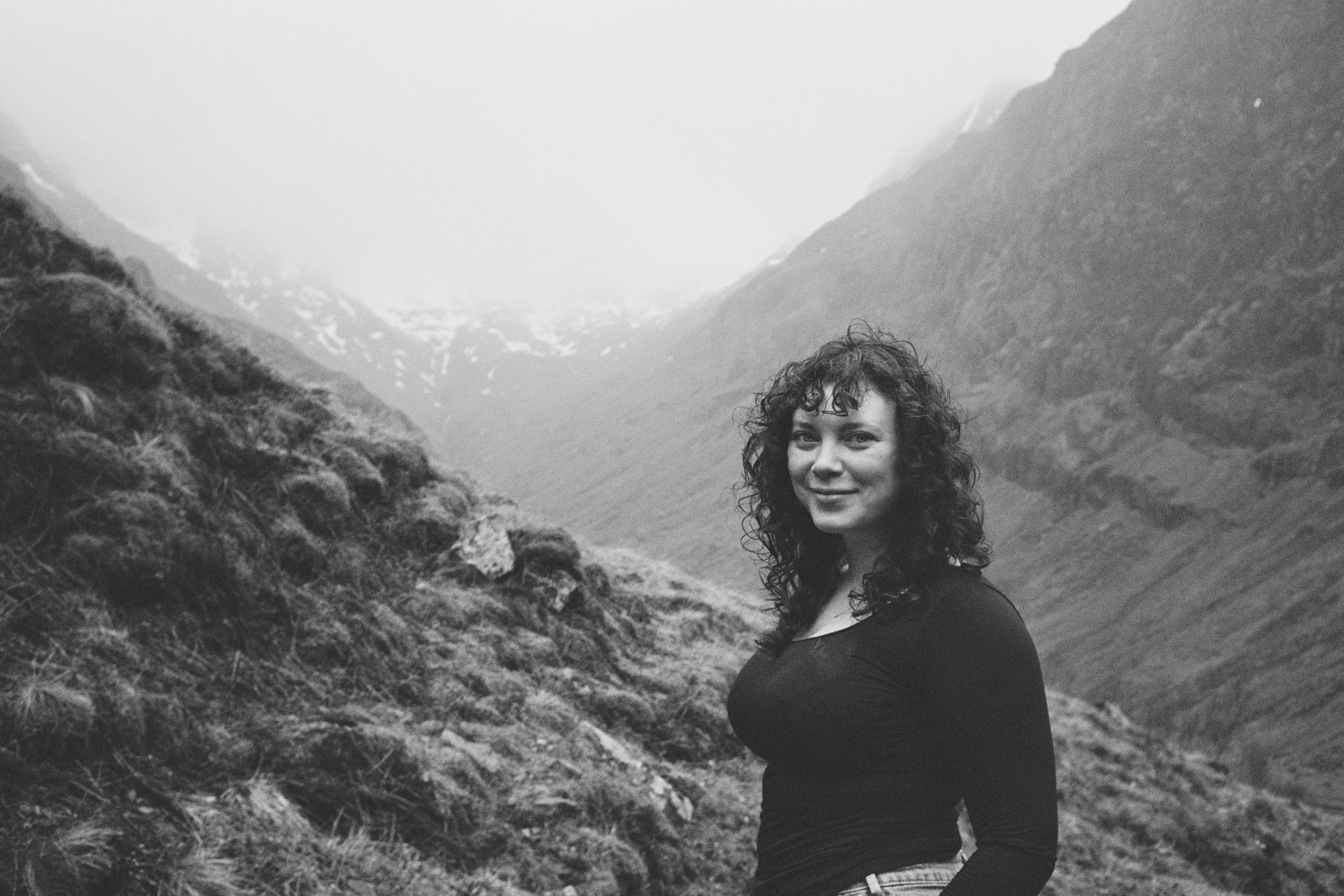 Claire standing in the Hidden Valley