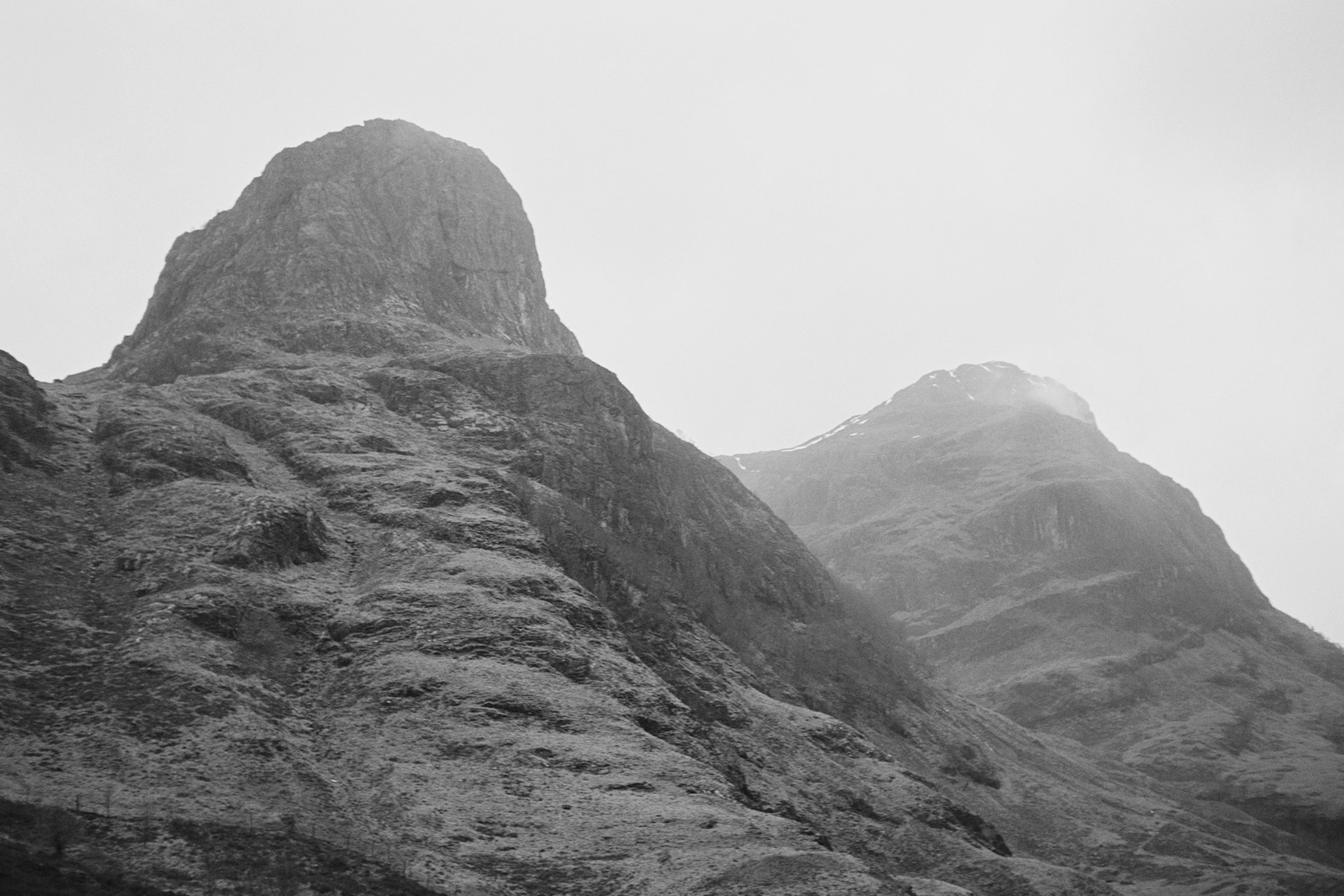 Two of the mountain peak of Glencoe