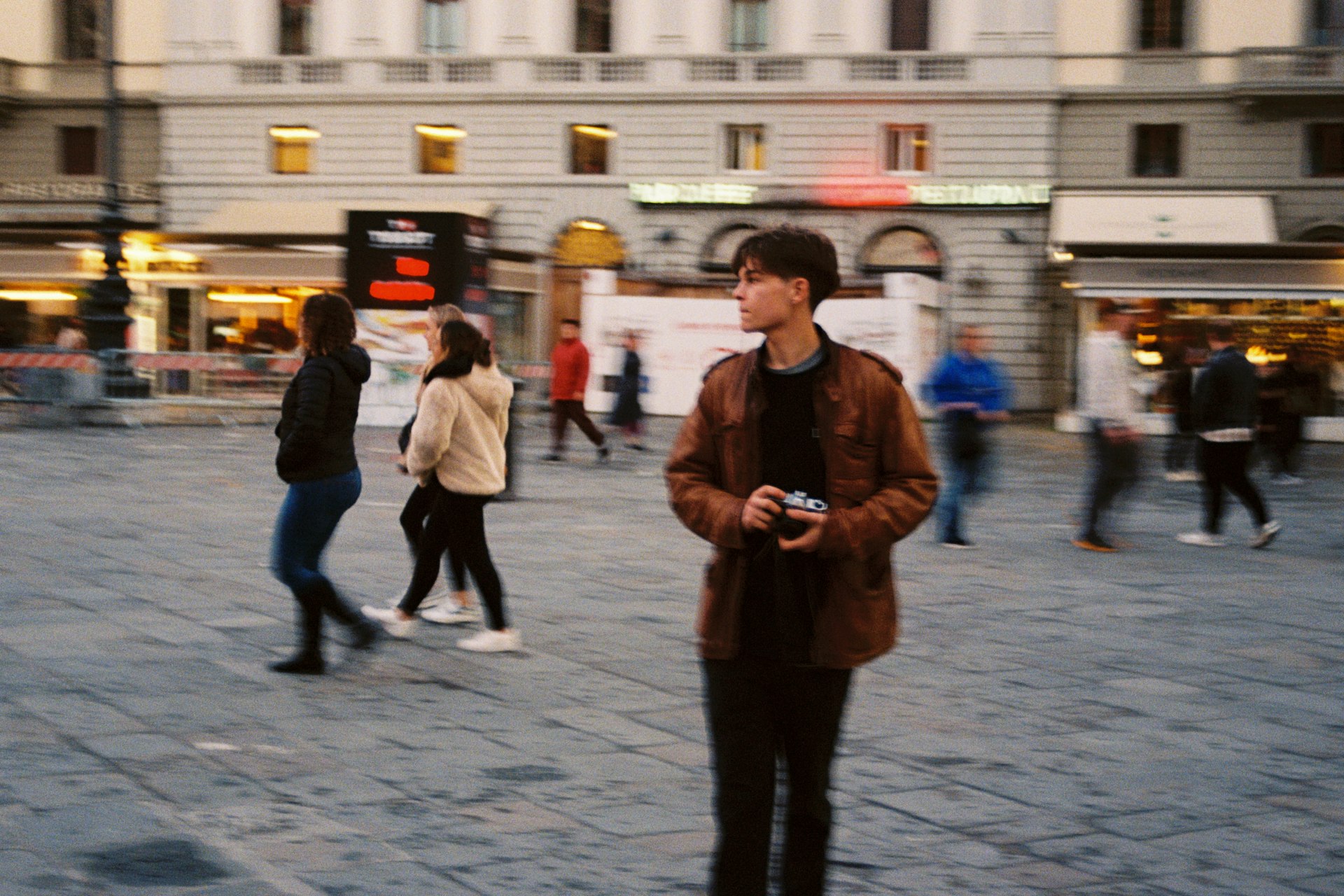 Jesse with a camera