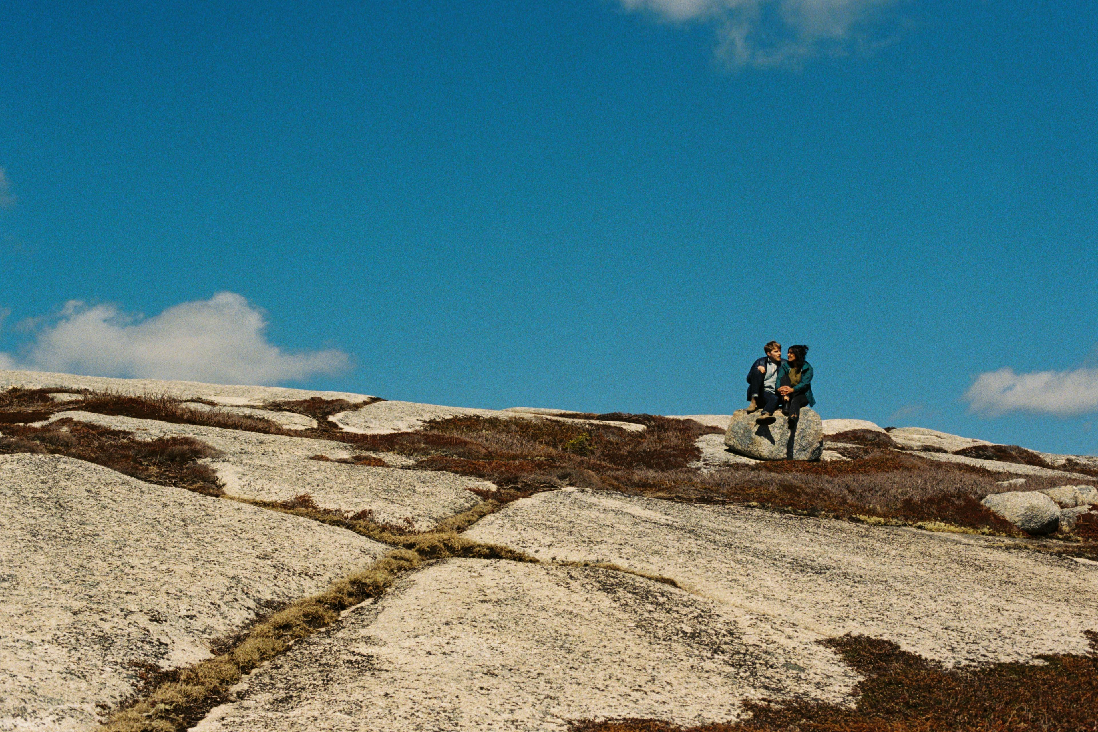 Ali and Ivnoor on the rocks 2